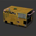 FIRMAN Portable Yellow Power Generator With Control Panel And Ventilation Grilles