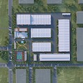 Modern Factory Building Bird's-eye View Industrial Park Factory Building Factory Logistics Park Warehouse Office Building 3d model