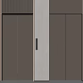 Modern Elevator Interior Design With Sleek Grey Doors In Contemporary Building