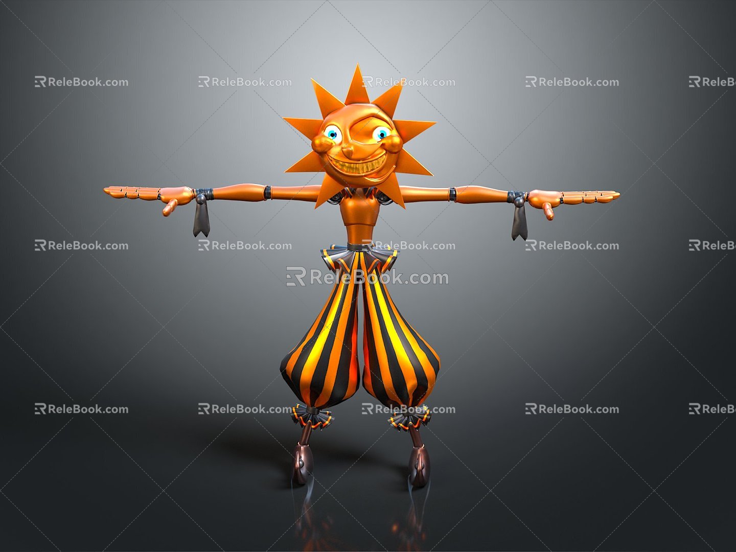 Robot Puppet Man Machine Puppet Puppet Woman Hanging Line Puppet Figure Game Figure Game Character 3d model