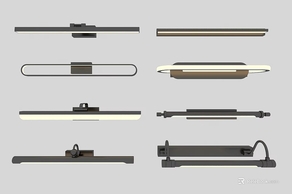 Modern Wall Lights With Sleek Designs And Various Shapes For Home Decor 3d model 