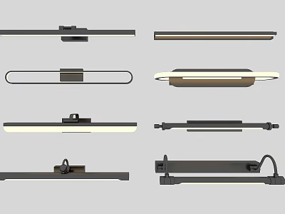 Modern Wall Lights With Sleek Designs And Various Shapes For Home Decor 3d model