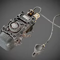 Industrial Metal Mechanical Device With Cable And Knob For Industrial Machinery