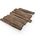 Architectural Rustic Wooden Planks For Building Exterior Wall And Roof Decoration