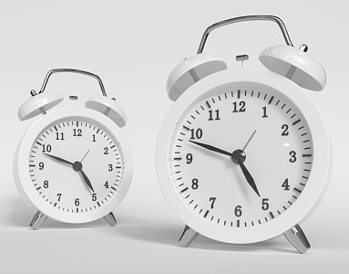 Alarm clock decoration ornaments 3d model