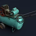 modern compressor 3d model