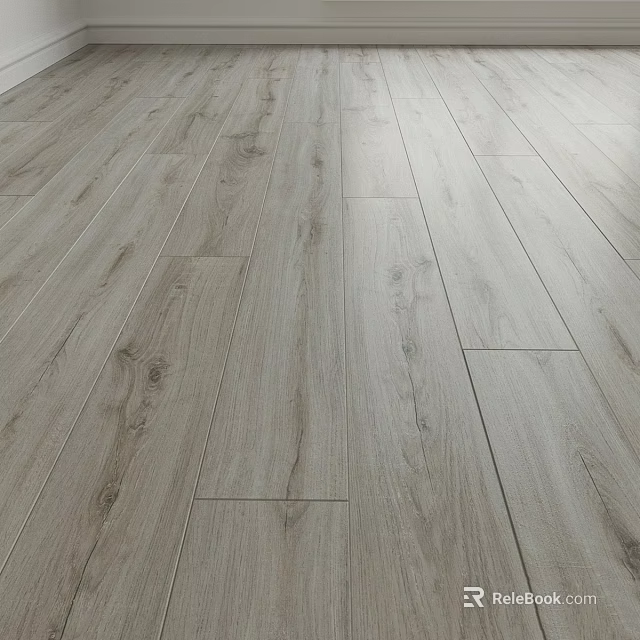 Natural Light Wood Flooring With Smooth Surface And Realistic Grain Pattern 3d model 