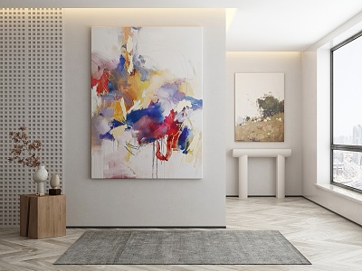 Quiet Decorative Paintings 3d model