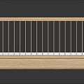 Classic Wooden Baby Crib Furniture With White Mattress And Safety Railings
