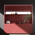 Modern Decorative Cabinet Display Cabinet Storage Cabinet Bar Counter Cabinet 3d model