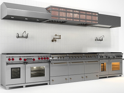 Modern oven kitchen appliances model