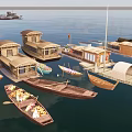 Traditional Wooden Boats In Various Classic Styles With Handcrafted Details And Unique Designs