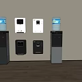 Household Electrical Appliances Modern Water Dispensers Floor Standing And Wall Mounted Designs With Water Bottles