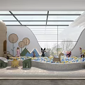Kids Indoor Play Area With Ball Pit And Natural Light