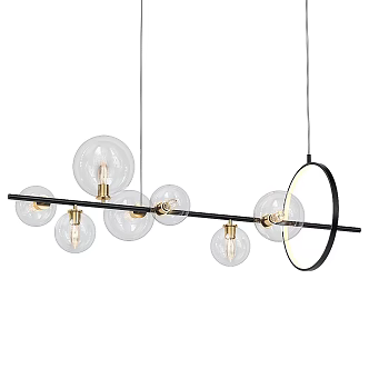 Modern chandelier IONA L modern light 3d model