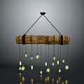 Wind chime decorations, handicrafts, hanging decorations, daily necessities 3d model