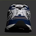 Modern Colorful Casual Sports Sneakers With Blue Purple White Black Design And CD Logo