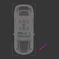 BMW Modern Coupe Car In Light Purple With Alloy Wheels LED Headlights And Color Options