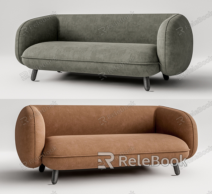 Modern Multiplayer Sofa Double Sofa model