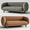 Modern Multiplayer Sofa Double Sofa 3d model