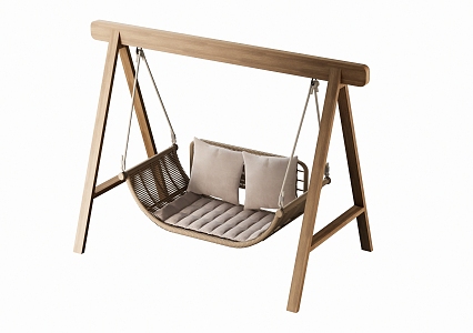 Outdoor Swing Courtyard Swing Chair Hanging Chair Outdoor Rocking Chair 3d model