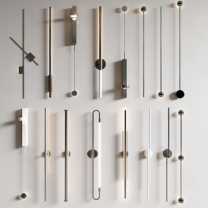Wall lamp combination 3d model