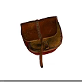 Vintage Leather Satchel Featuring Brown Red Hue And Intricate Stitching On Shoulder Strap