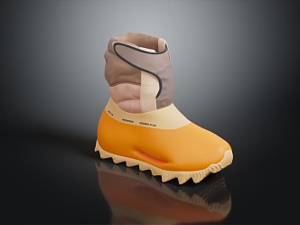 Modern Boots Snow Boots Men Boots 3d model