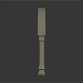 Classic Stone Archway Structure With Decorative Columns And Ornate Top Details