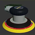 Professional Polishing Machine With Black Top Yellow Label And Multi colored Base