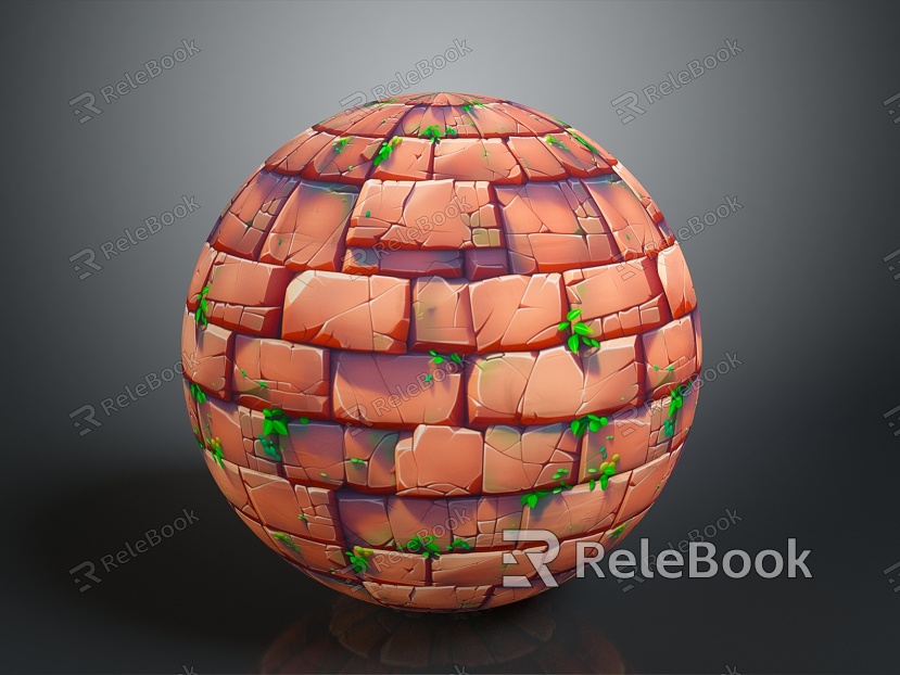 Wall brick wall red brick red brick wall old brick wall old wall outdoor articles realistic model