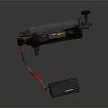 Advanced Quadrotor Drone for Space Exploration Missions with Rechargeable Battery and Aerial Support