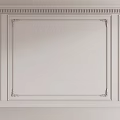 Elegant White Wall Paneling Design With Decorative Frame Trim For Modern Interior Walls