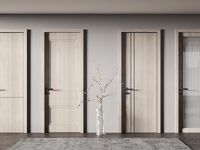 Modern swing door combination model