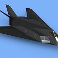 F117 Stealth Fighter Nighthawk Attack Jet Fighter 3d model