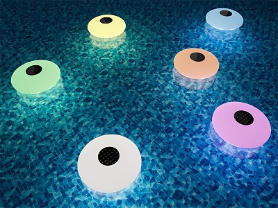 Solar Lights Water Lights Art Lights Swimming Pool Lights Water Floating Lights 3d model