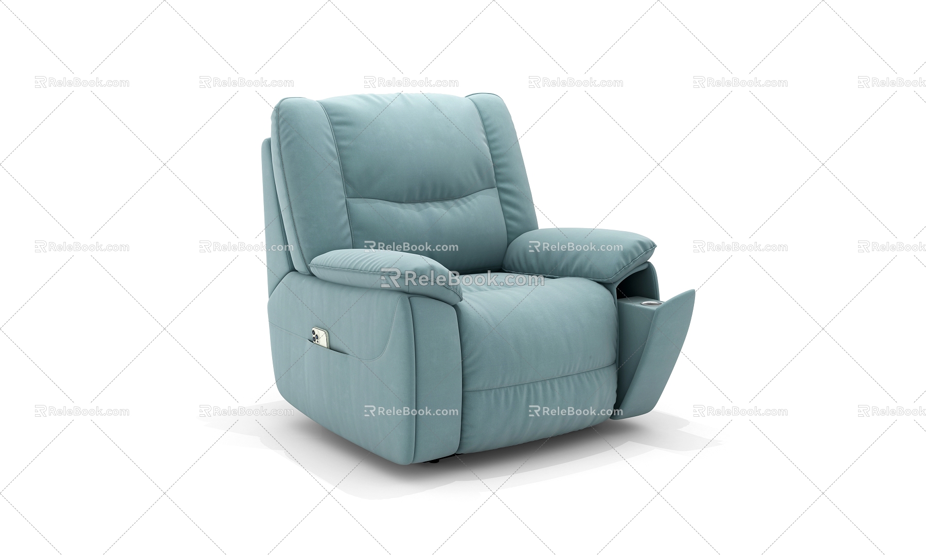 Modern Fashion Fabric Electric Functional Chair Functional Sofa 3d model