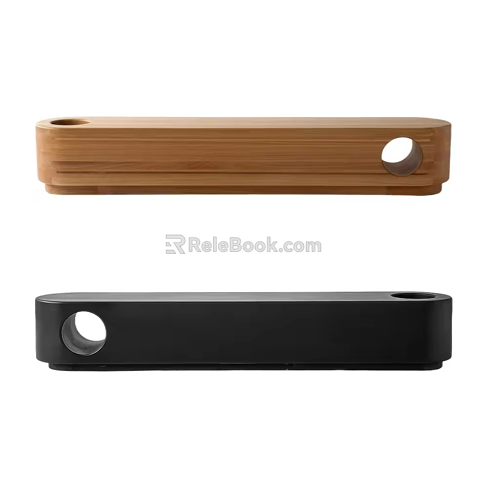 Decorative Stool Shoe Changing Stool Bench-Silent Bench 3d model