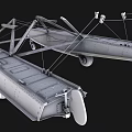 Futuristic Twin Fuselage Airliner Concept With Symmetrical White Structure Design