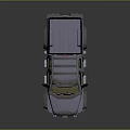 Modified Off-Road Pickup Truck With Front Grille Guard Roof Rack Large Tires And Side Steps