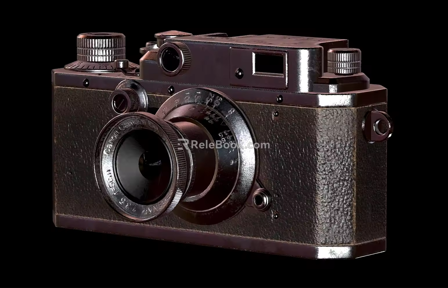 Canon Camera PBR SLR Lycra Vintage Camera Antique Camera Photography Retro Camera Classical 3d model