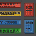 Colorful Neon LED Outdoor Lights For Coffee Pizza Shop Commercial Store Signage Advertising