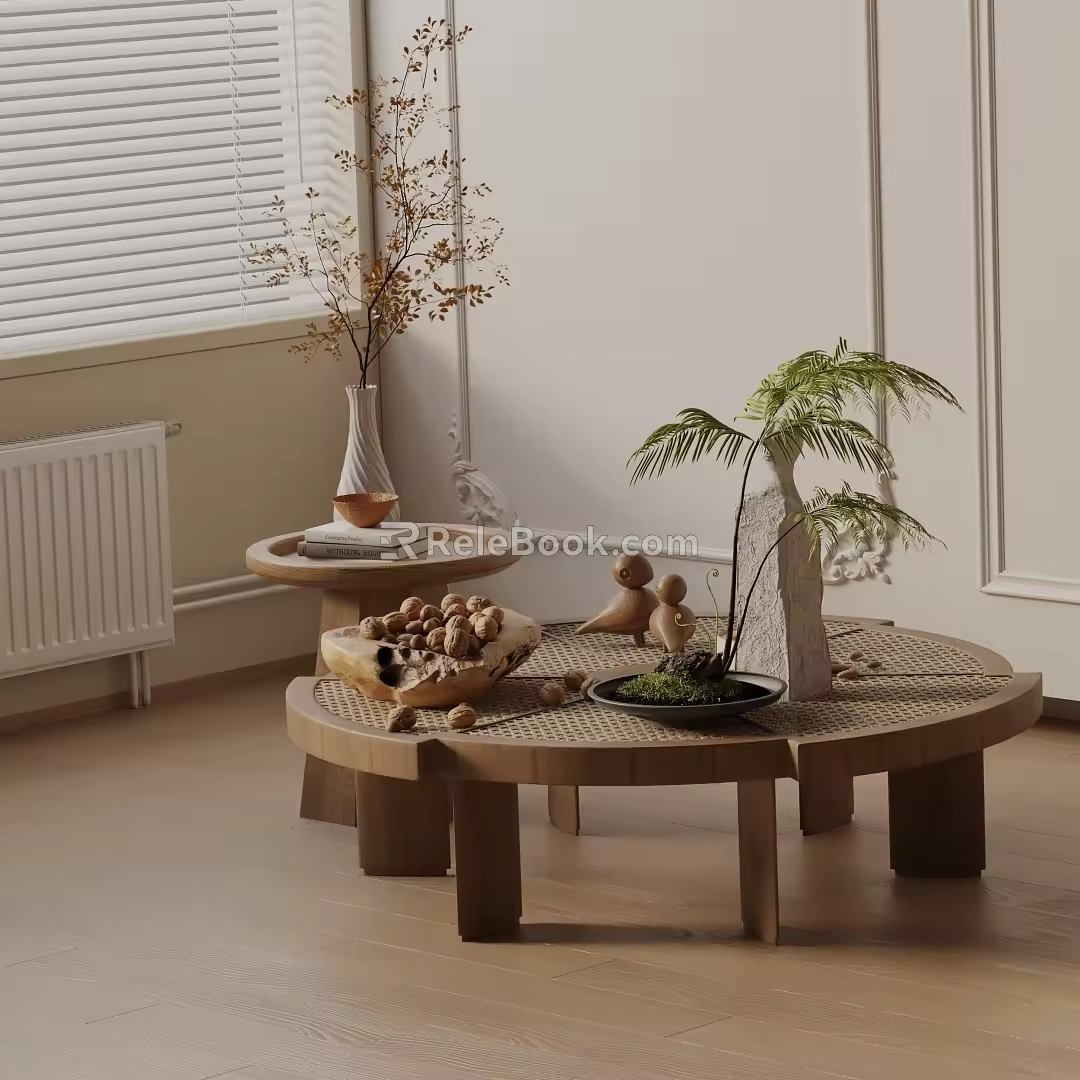 Modern coffee table 3d model
