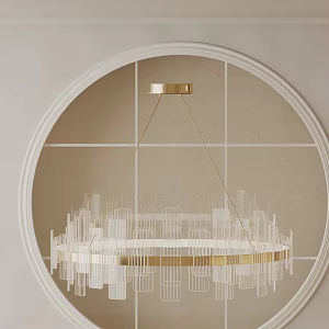 Modern chandelier 3d model