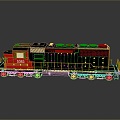 vintage train steam train train carriage locomotive head steam car carriage train modern vehicle 3d model