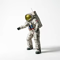 Creative Astronaut Figurine Decorative Ornament Set with Realistic Details for Desktop