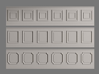 Wall panel 3d model