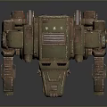 Mech Warrior Mech Soldier Machine Battlearm Mechanical Battlearm Machine Fighter Robot 3d model