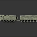 Heavy Duty Tracked Military Vehicle With Camouflage Paint And Multi Compartment Structure