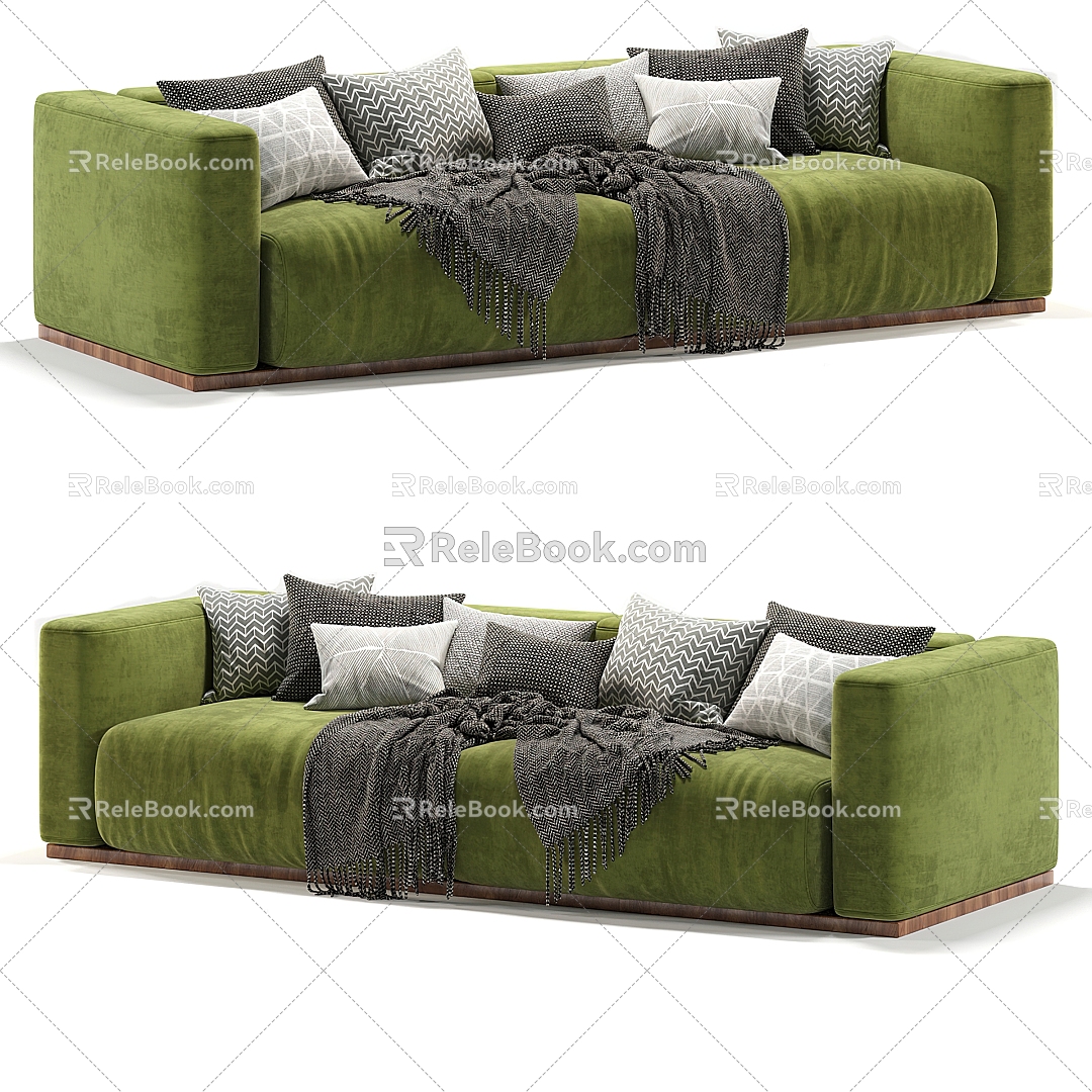 Modern Multiplayer Sofa 3d model